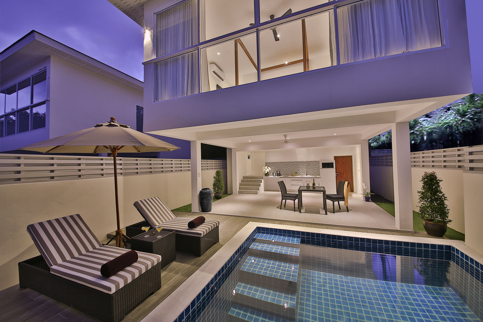 Luxury pool villa